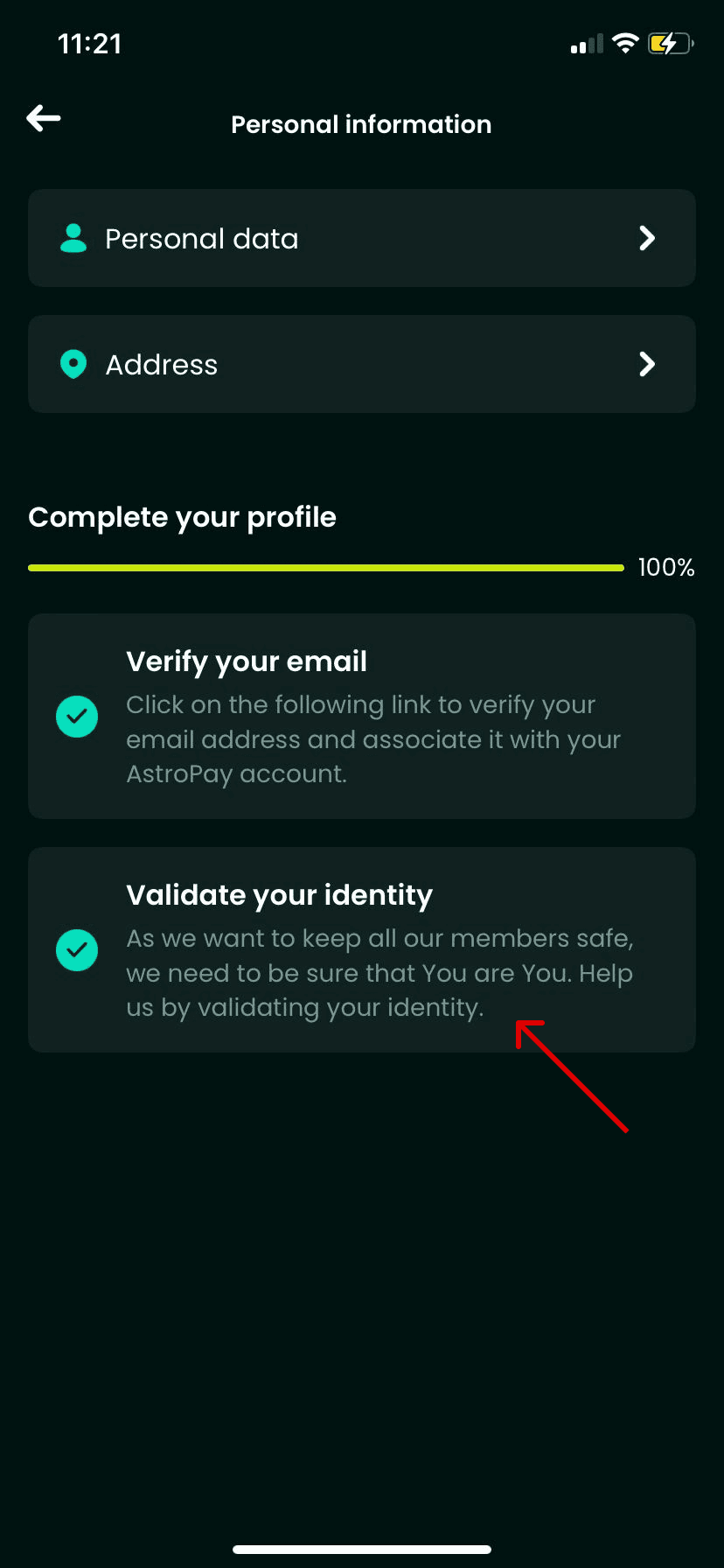 astropay validate id